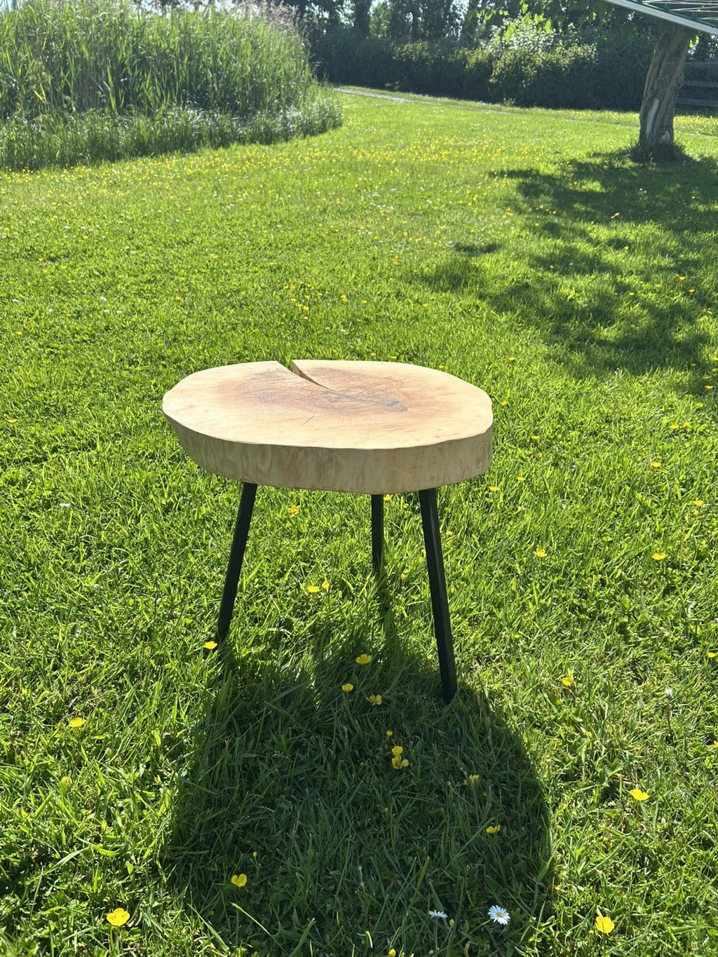 Houten bijzettafel