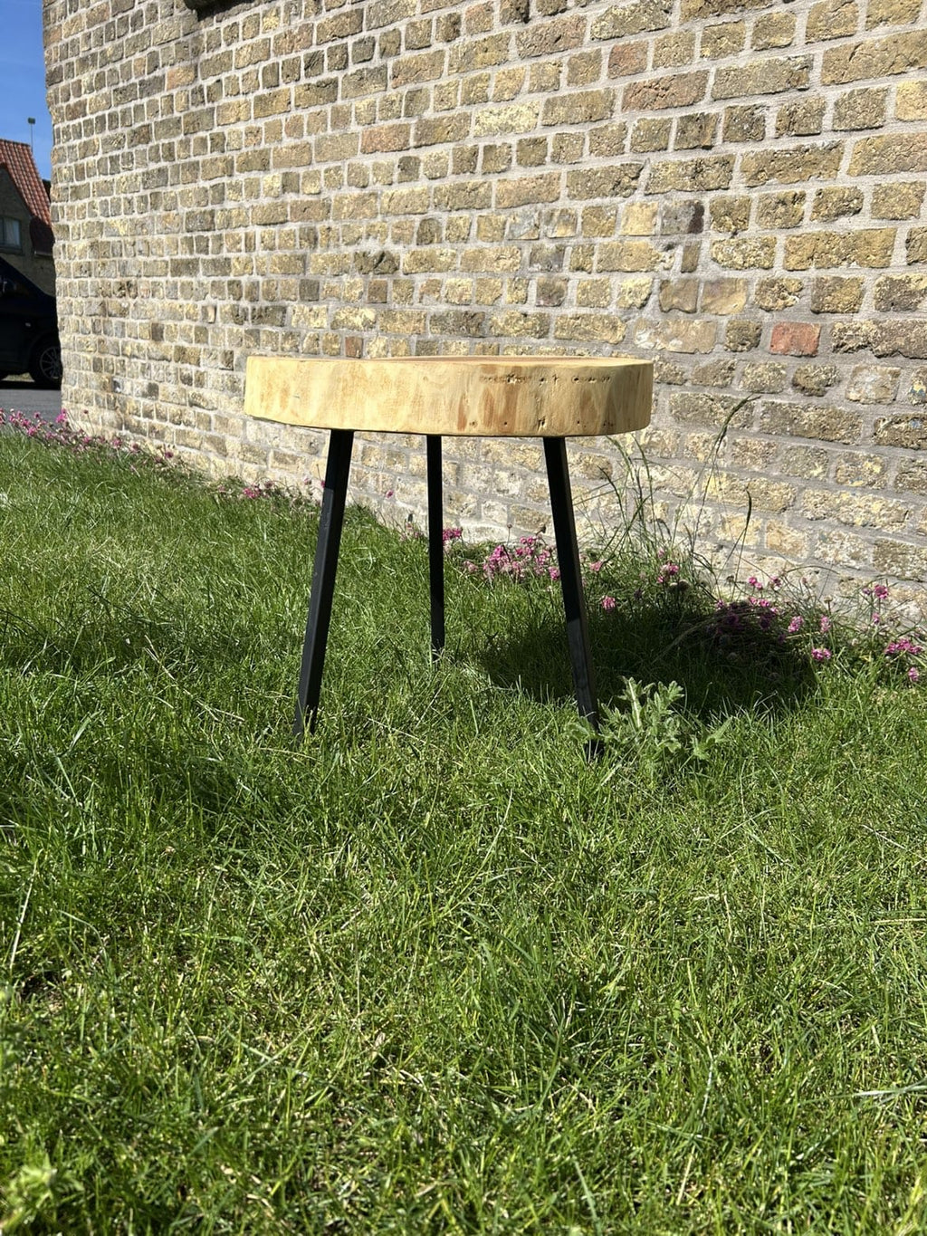 Houten bijzettafel